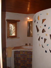 Location chambres d'hôtes en Cévennes - Salle de bain de la Chambre marocaine
